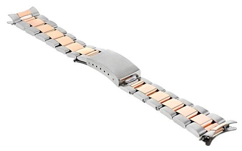 rose gold rolex band|18k gold watch band.